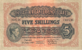 East Africa 5 Shillings,  1. 1.1952